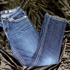 Miss me jeans , size 30, mid-rise boot cut